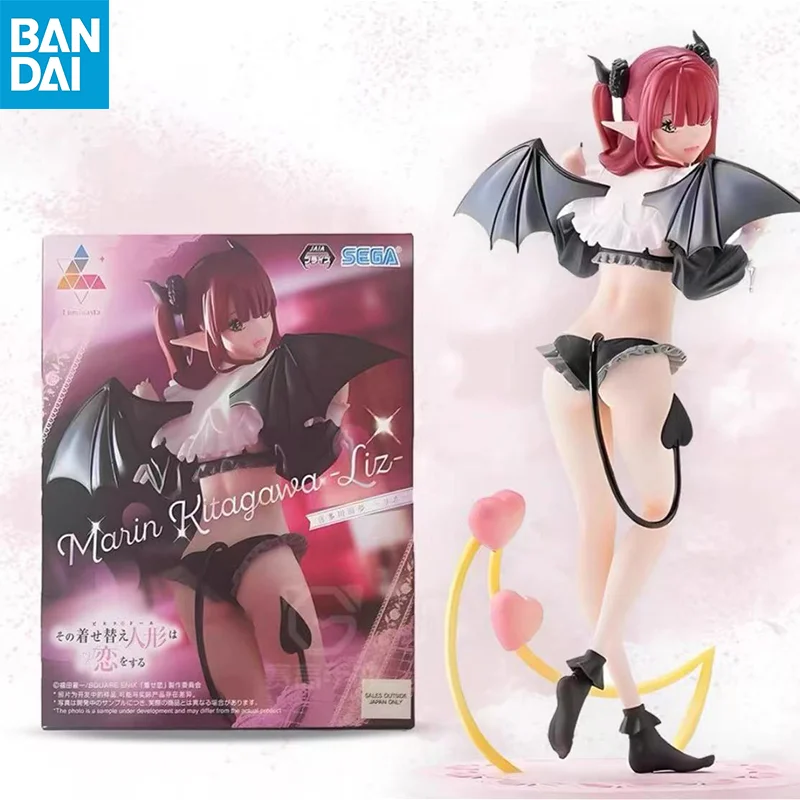 

В наличии оригинальные оригинальные Luminasta My Dress-Up Darling Kitagawa Marin Liz ПВХ 18 см аниме фигурки модель коллекция игрушек