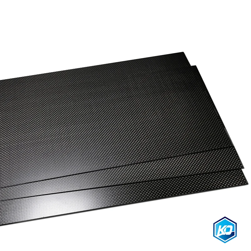 500x500mm Carbon Fiber Plate Twill Glossy Matte  0.25-5mm Thickness Real 3K Panel Sheets High Composite Hardness Material For RC