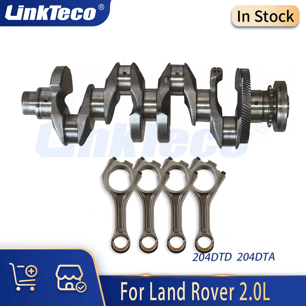 Engine Parts Forged Crankshaft Connecting Rod Kit Fit 2.0 L For Land Rover Discovery Range Jaguar XF 204DTA 204DTD 2.0L Diesel