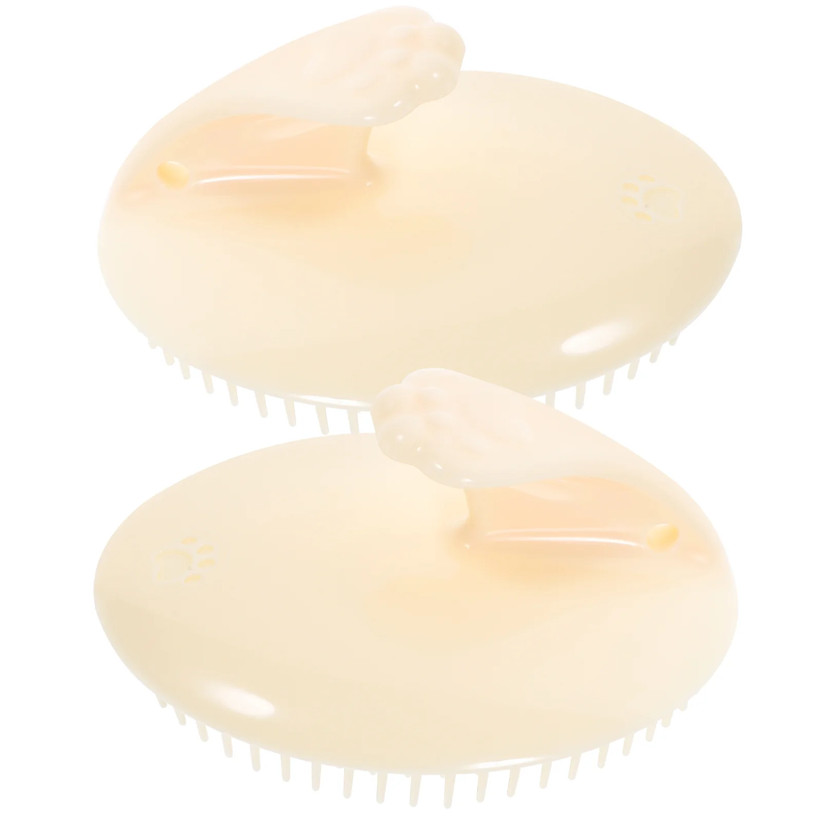 2 Pcs Shampoo Comb Silicone Scalp Massager Shower Stuff for Teen Girls Hair Scrubber Brush