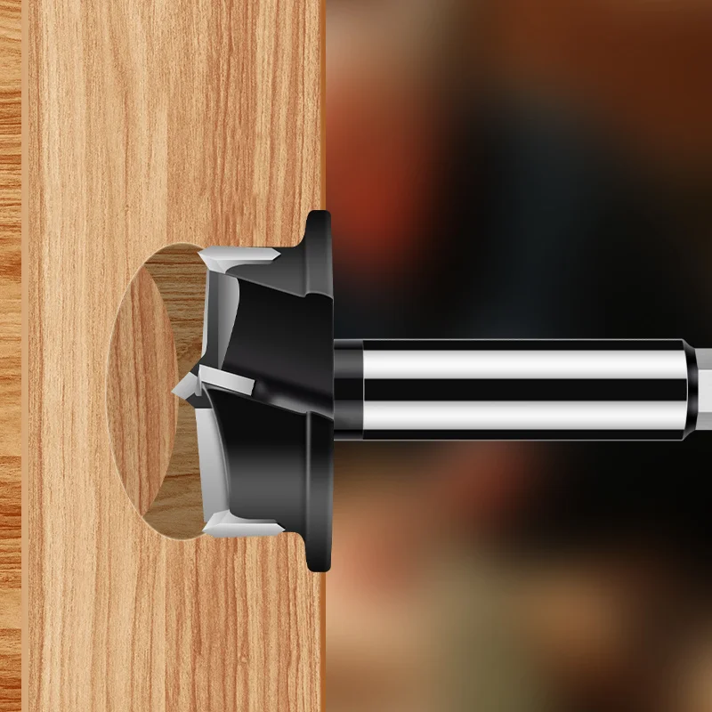 

New Three-blade Hinge Hole Opener 35mm Woodworking Door Cabinet Desktop Plank wood Hinge Hole Puncher Locator
