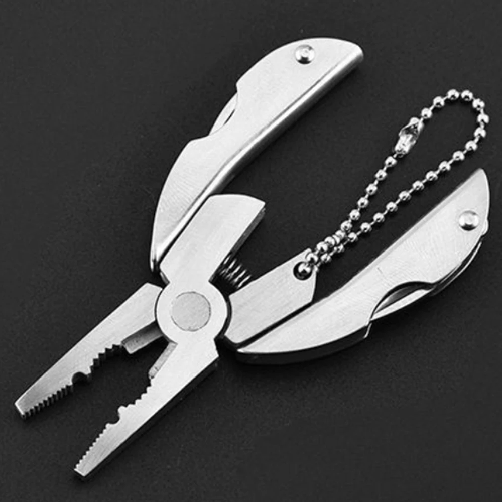 

Multi-function Pliers 1pcs Turtle Back Mini Tool Outdoor Gift Multi-purpose Folding Stainless Steel Camping Survival Pliers