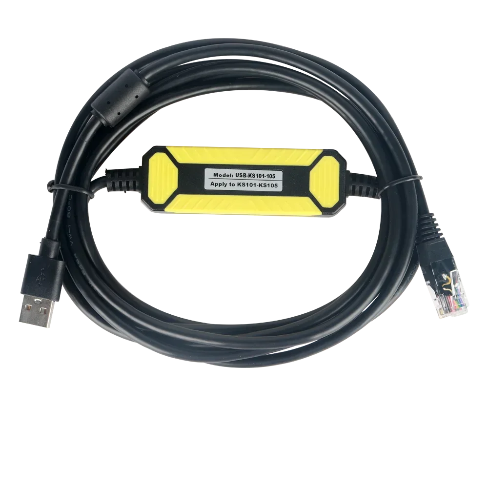 USB-KS101-105 PLC Programming Cable for Kinco KS101M-04DX KS105-16DT KS105C1-16DT KS105C2-16DT Programmable Logic Controller