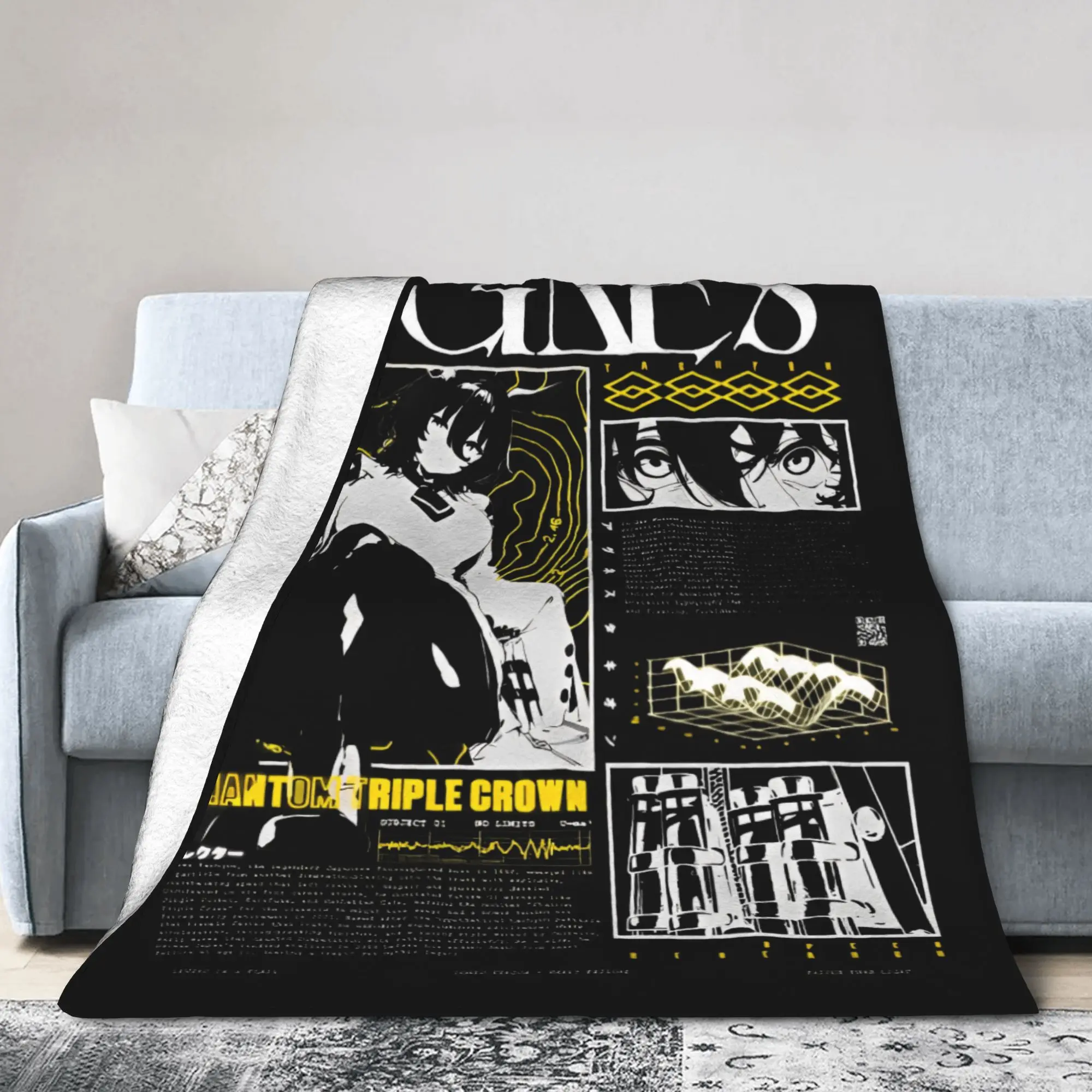 UmaMusume Pretty Derby Anime Blankets Flannel All Season Multi-function Lightweight Thin Throw Blankets for Bedding Office Quilt