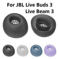 Silicone Ear Tips Earbuds For JBL LIVE BUDS 3/Live Beam 3 In-ear bluetooth Earphones Replacement soft eartips earbuds