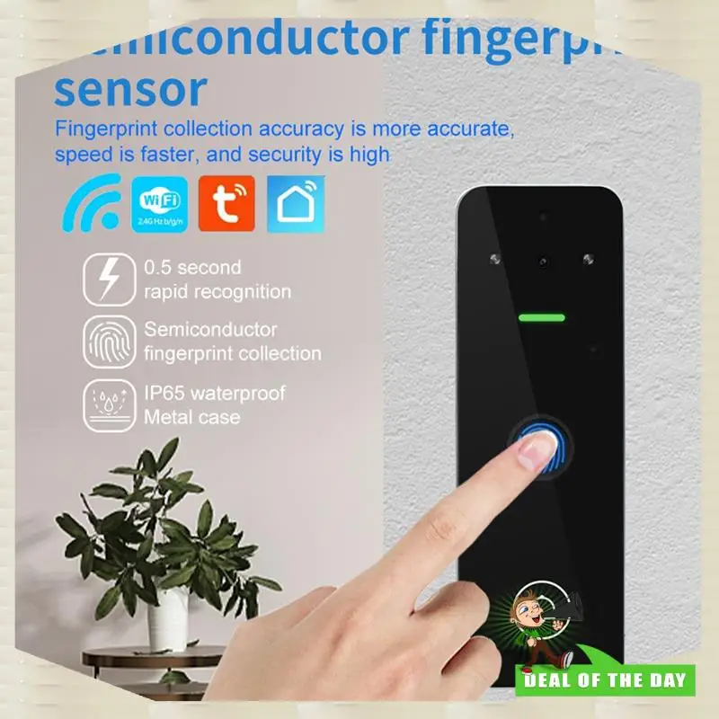 24-Hour Delivery Video Intercom Access Control Keypad Visual Doorbell Tuya Smart Wifi RFID Digit Fingerprint Intercom System Out