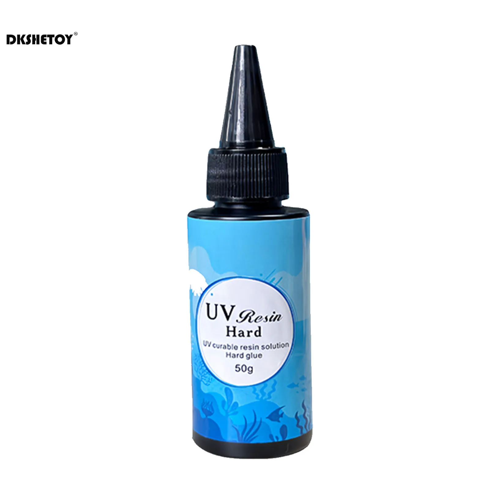 DIY Transparent Resin UV Glue Non-yellowing Odorless Fast Curing UV Glue for Handmade DIY Ring Jewelry Sealers