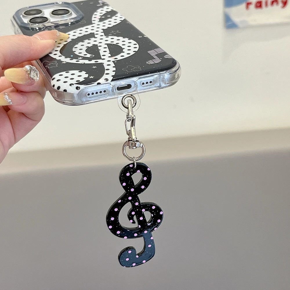 Fashion Musical Notes Phone Case For Samsung Galaxy A17 A56 A36 A26 A73 A72 A55 A54 A53 A52 A34 A33 A32 A23 A14 4G 5G Back Cover - náhled 6