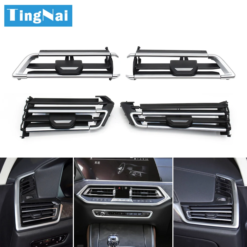 

Car Middle Left Right Air Vent Grille Central AC Vent Repair Kit M Sport For BMW X5 X6 X7 G05 G06 G07 2019 2020 2021 2022