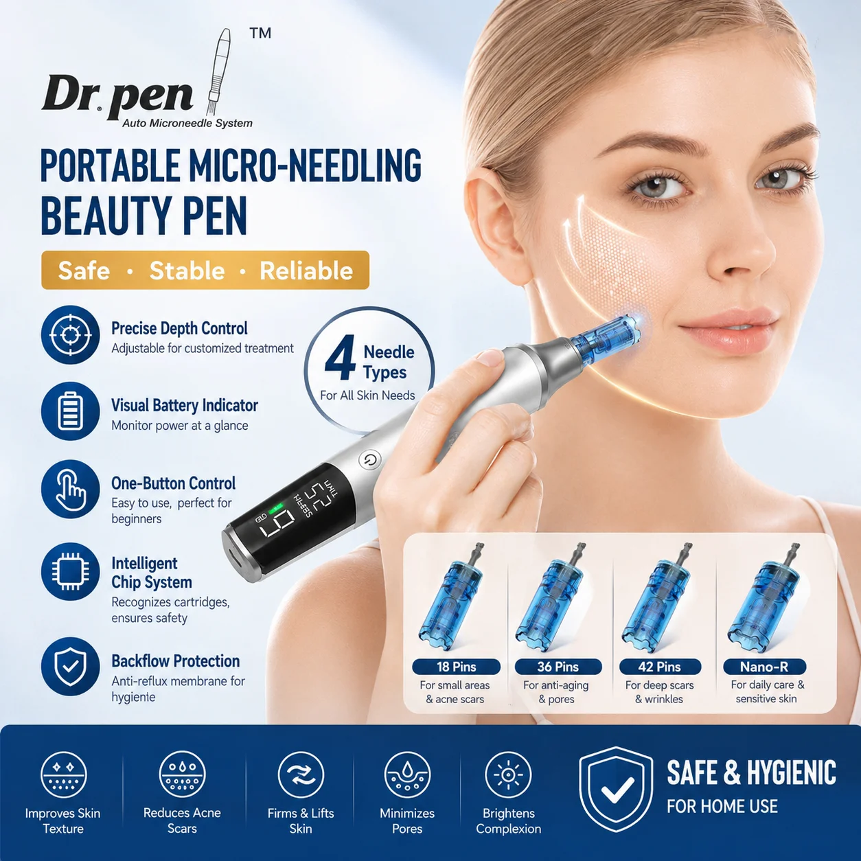 aghi-per-cartucce-m9-18-36-42-rotondi-nano-anti-riflusso-controllati-da-chip-confezionati-sterili-con-baionetta-a-tripla-chiusura-per-microneedling