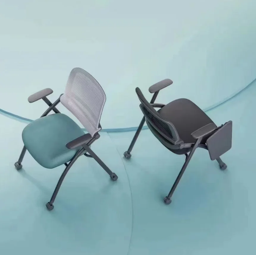 

2024 New Design Plastic Training Chairs/Folding Chairs Two or More Optional for Meeting Training Room Test