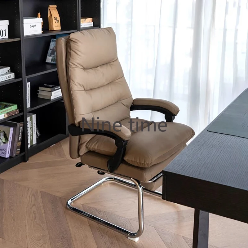 Armchairs Ergonomic Office Chair Comfortable Gamming Bedroom Executive Backrest Armchair Design Single Person Writing Furniture