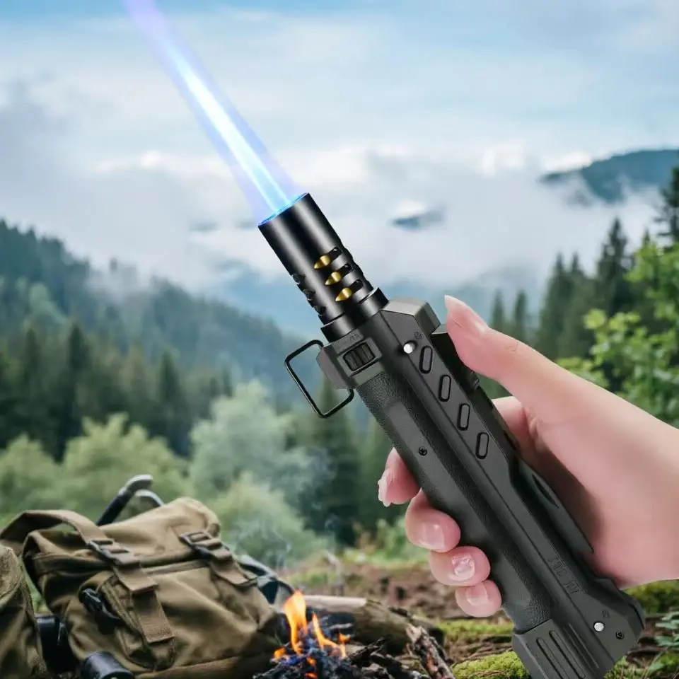 Outdoor Multifunction Tactical Spitfire Gun Direct Charge Windproof Igniter Camping Barbecue Portable EDC Tool