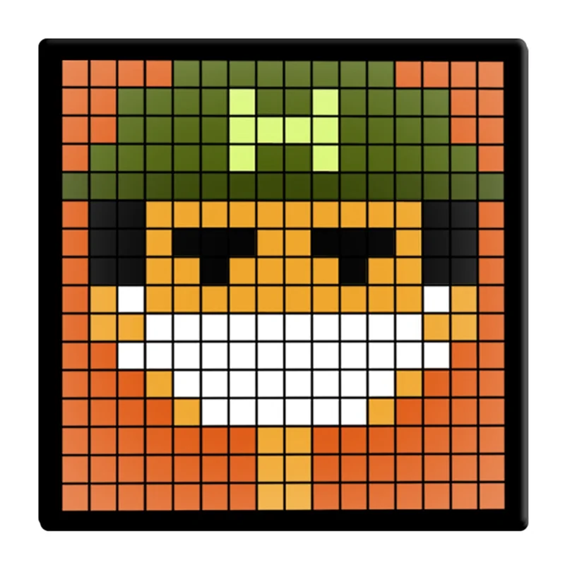 ABJN-LED 16X16 픽셀 프로그래밍 가능 스크린 야간 조명 - 스마트 앱 제어로 맞춤형 텍스트 및 애니메이션 만들기