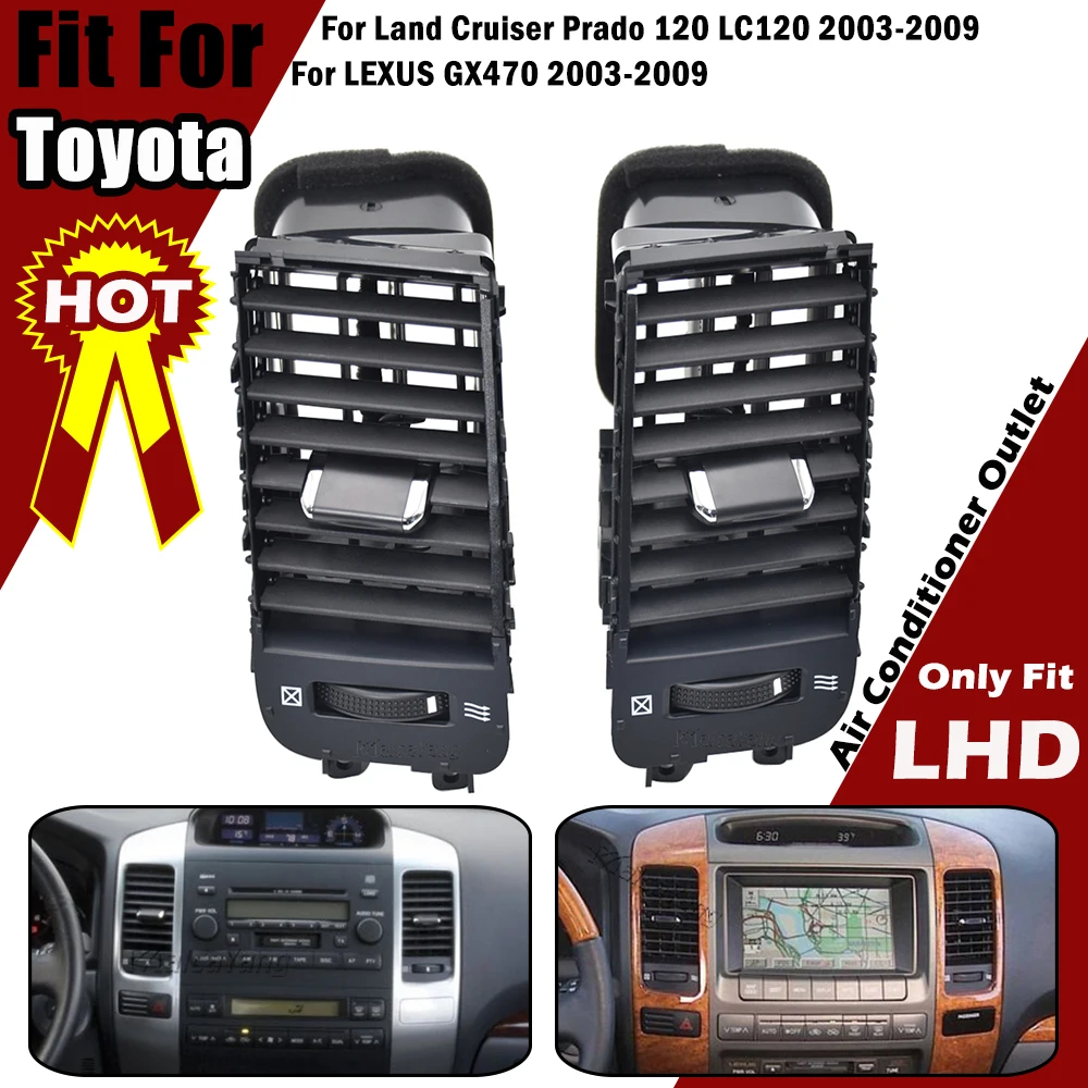 

Вентиляционные отверстия кондиционера для Toyota Land Cruiser Prado 120 2003-2009