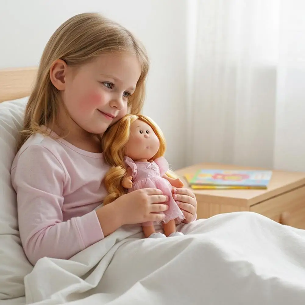 14cm Mini-Kartoffelpuppe mit 5 beweglichen Gelenken, DIY Vinyl-Süße Puppen, Spielzeug mit lockigem Haar, 14cm Vinylpuppe mit Bohnenaugen, dunkelhäutige Anziehpuppe – Detail 31