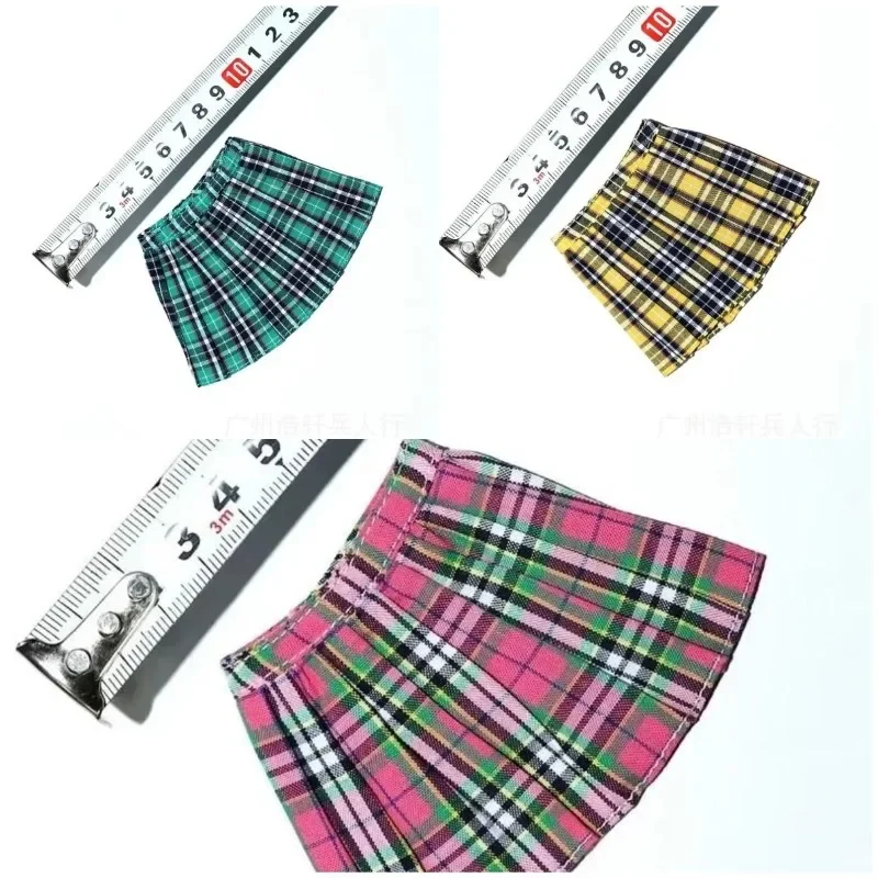1/6 Scale Female Solider School Uniform JK Pleated Skirt Sailor Dress Clothes Model for 12inch Action Figure Doll Model Toy