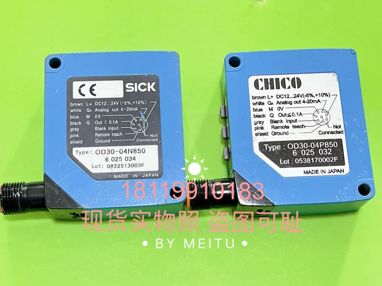 

Лазерный датчик дальности SICK 2025: OD30-04N850 Лазерный датчик CHICO OD30-04P850