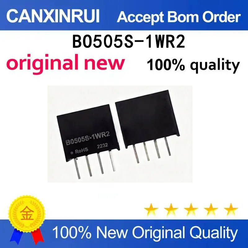 

(5-100 PCS) New BO505S-1WR2 B0505S-1W DC-DC isolated power module 5V to 5V