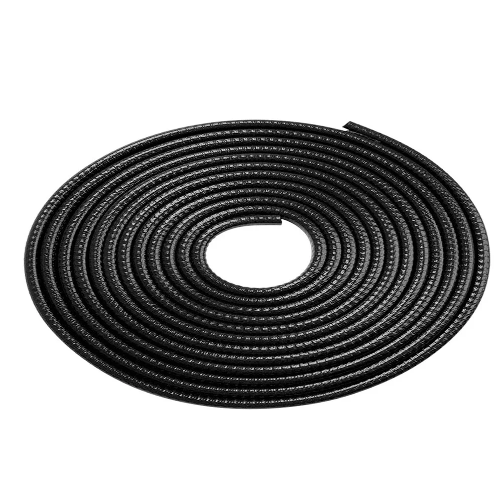 4 Meters Car Door Seal Strip PVC Iron Automotive Weatherstrip Scratch Resistant Sound Insulation Trailer Highway Stability