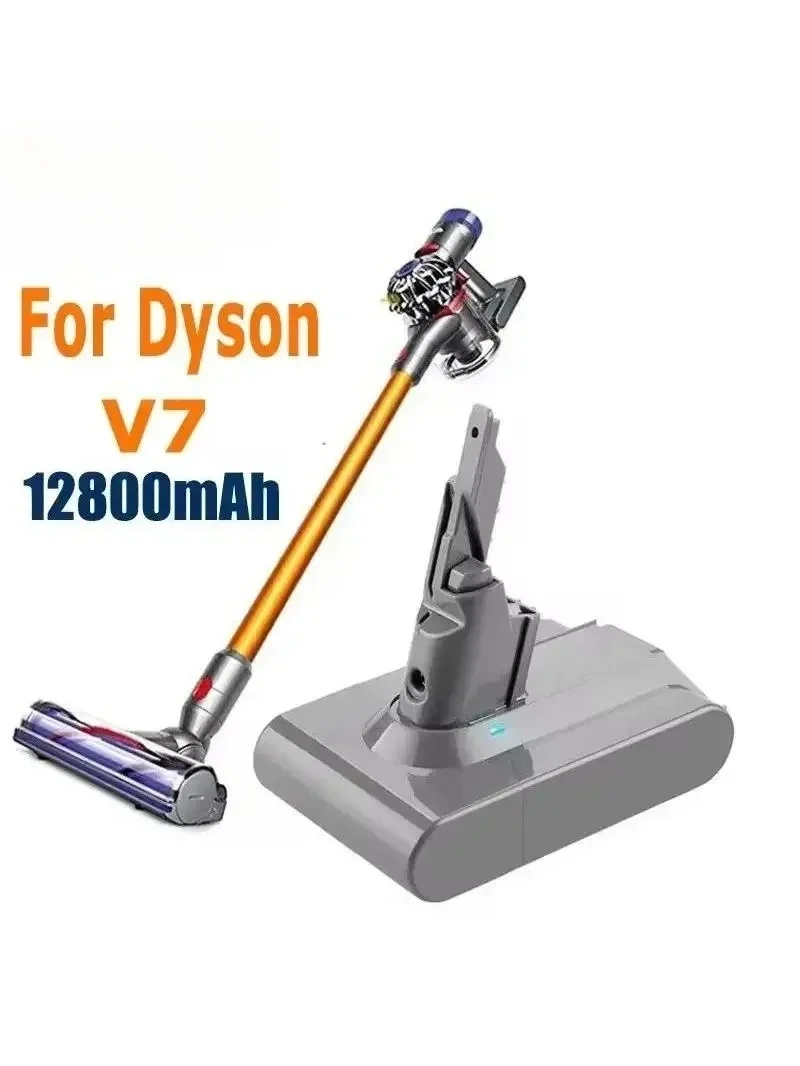 12800mAh 21,6V Ersatzakku für Dyson V7/SV11 Motorhead Pro V7 Trigger V7 Animal V7 Handstaubsauger