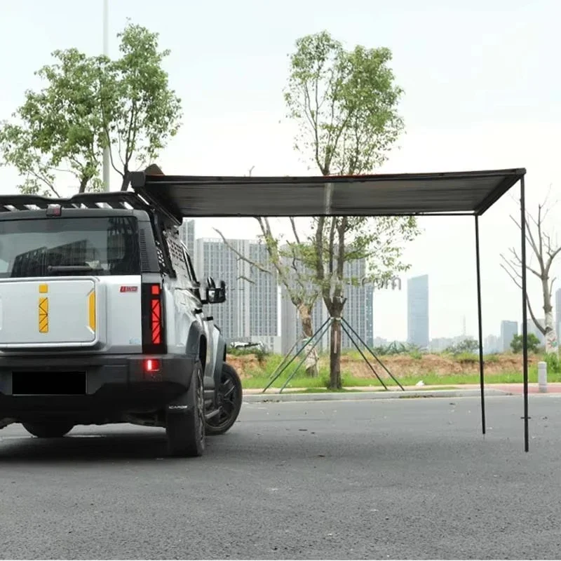 Hot Selling 3-piece External Modification Kit Top Rated 4x4 Roof Rack Side Ladder Side Sunshade Awning for Icar 03 Accessories 2