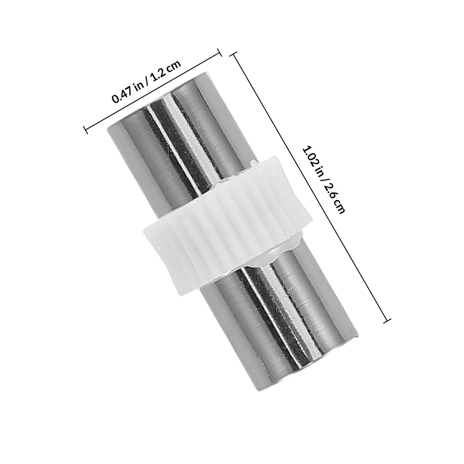 Female to Female Coaxial Adapter for TV Antenna Installation Satellite TV Signal Booster Cable Extender Coax Connector