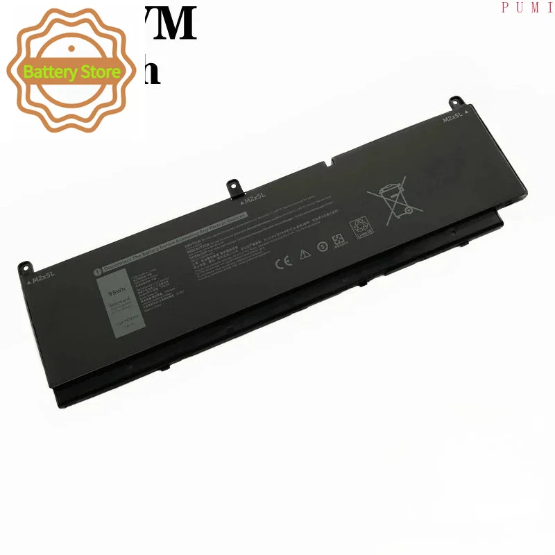 New High-quality PKWVM C903V 11.4V 68Wh 95Wh Laptop Battery for Dell Precision Precision 7550 7560 7750 7760 68ND3 Battery