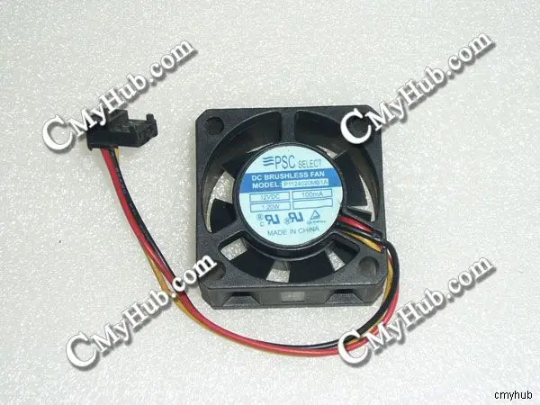 For CISCO 2950 2950-24 2950G-24 2950T-24 PSC SELECT P1124020MB1A DC12V 100mA 1.20W 4020 40x40x20mm 3pin Switch Cooling Fan