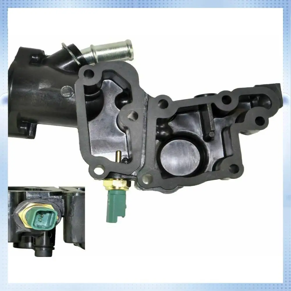 

A51K-Thermostat Housing With Sensor For 1007 205 206 207 309 Bipper Citroen BX C2 C3 C15 Nemo 1336Y8