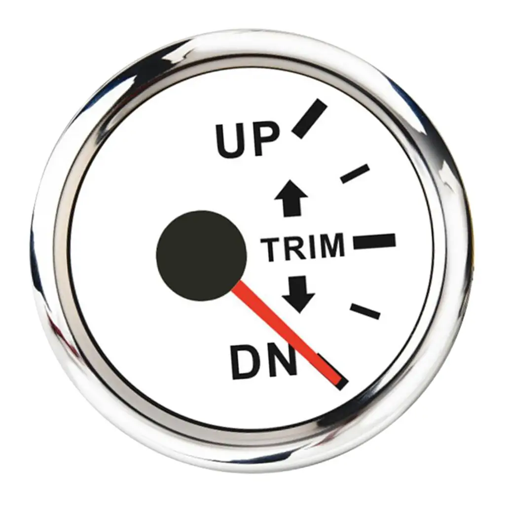 Universal Marine Trim Gauge Meter, 52mm UP-DN With Backlight