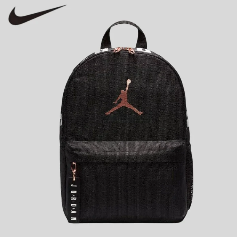 Nike Air Jordan Unisex Recreational Sports Backpack Lightweight Multi Pocket School Travel Commuter Daypack JD2343030TD-003