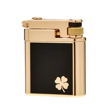 הצתה פליטה ראשית של מכונות לחץ, הצתה גלגל טחינת עיתונות מכנית רטרו טהורה מנחושת, מתנה יצירתית אישית 8 best sales מצית רטרו - №3