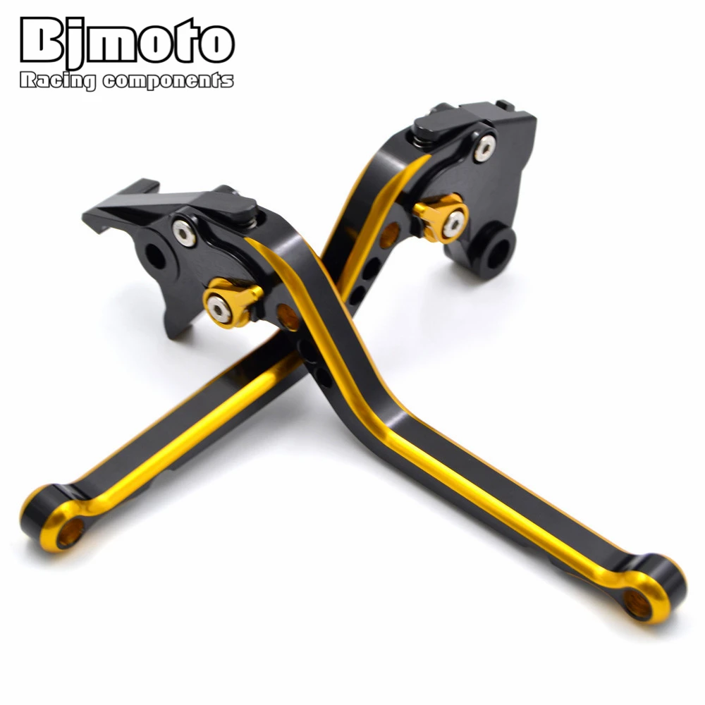 

BJMOTO Pair of Motorcycle Lever Set For Yamaha YZF R6 1999-2004 CNC Multicolor Long Brake Clutch Levers Handle