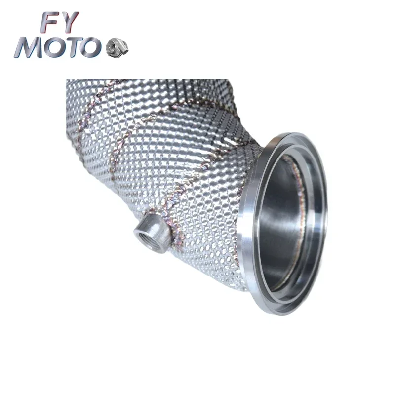 أنبوب سفلي ممهد لـ B48 F32 F33 F36 420i 430i 430ix 2.0T 2017+ مع درع حراري #4