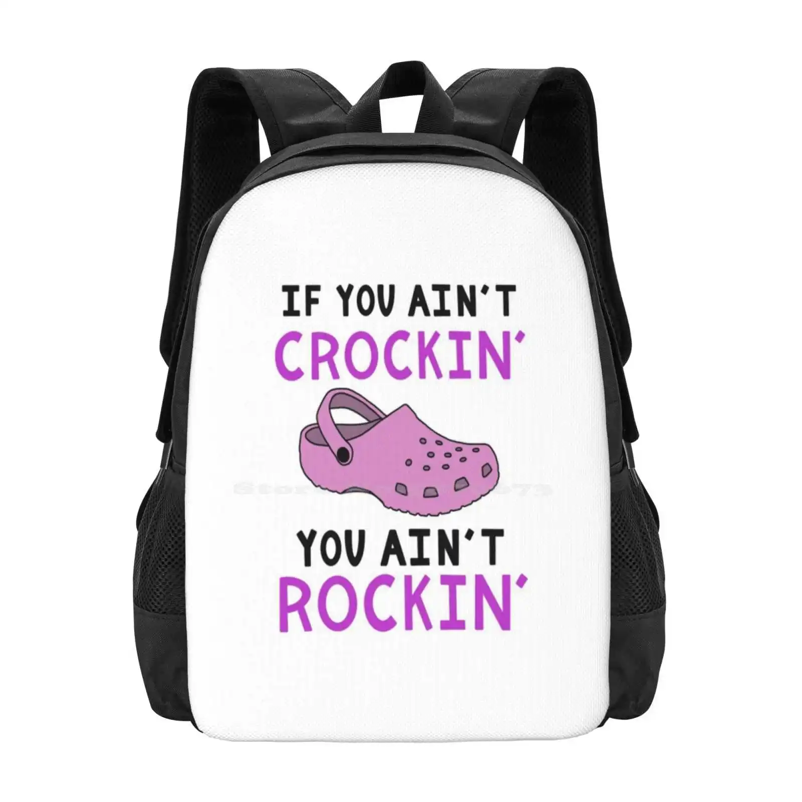 

Если вы не крокини, ты не рокин, горячая распродажа, рюкзак, модные сумки, модные Vsco