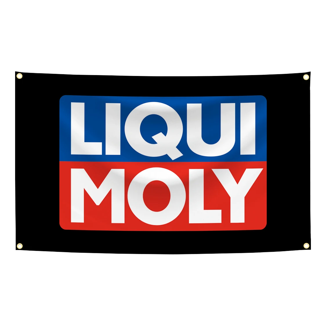 60x90cm 90x150cm 120x180cm Liqui Moly Flagge Deutsches Motoröl Wandteppich Polyester Banner Auto Garage Werkstatt Wanddekoration