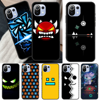 Geometry Dash Case For POCO X5 X3 X4 F5 Pro F3 F4 GT C40 M5s Phone Cover For Xiaomi 13 11T 12T Pro 12 Lite