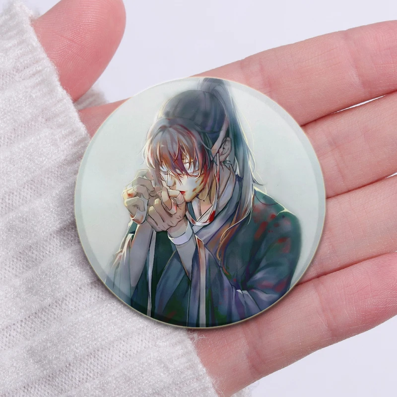 دبابيس أنيمي تيان جوان سي فو على ظهره ، نعمة السماء الرسمية ، شارة كرتون ، دبوس XieLian HuaCheng ، إكسسوارات مجوهرات ، 58 #3