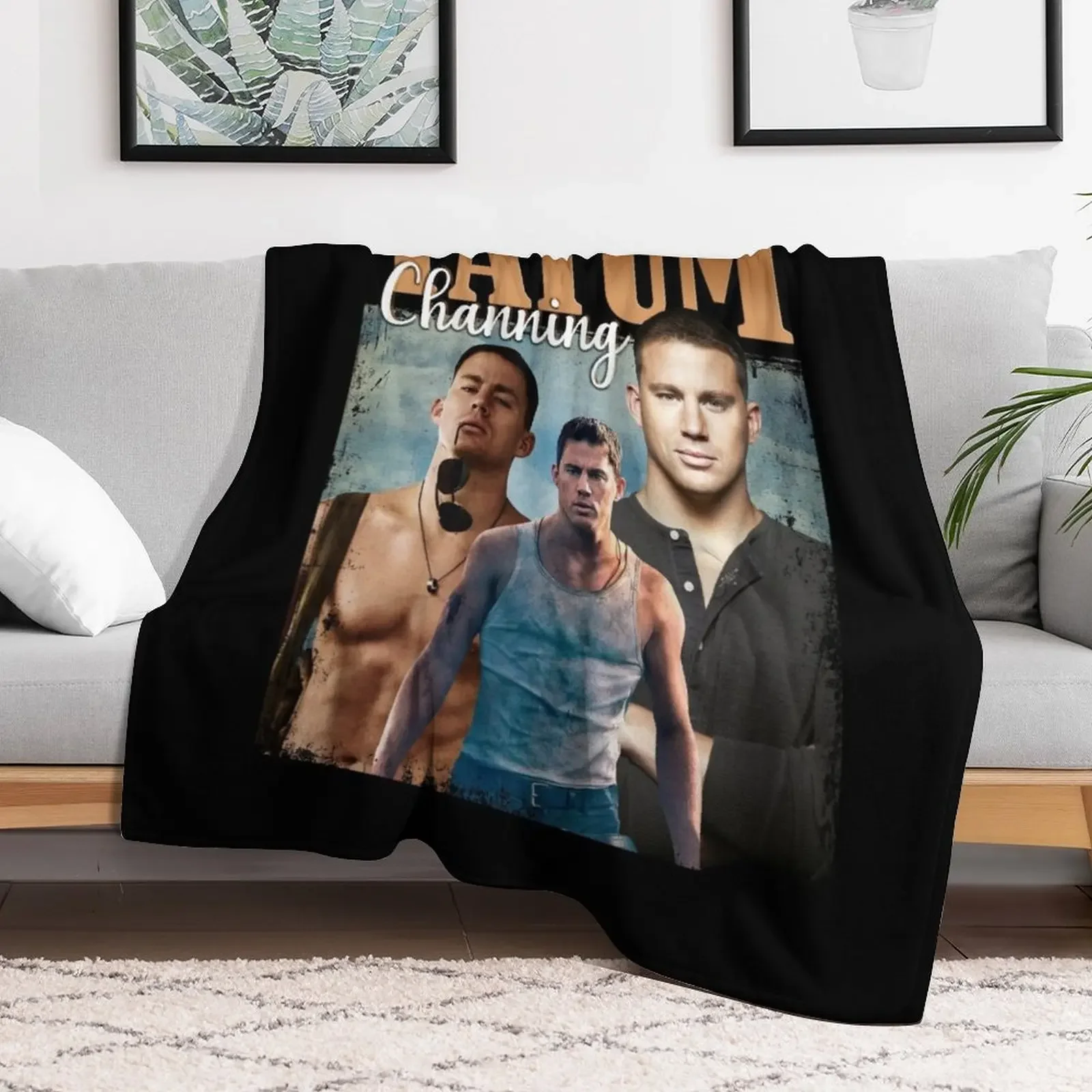 Channing Artist Tatum Throw Blanket Wrinkle Resistant Lightweight Blanket