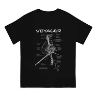Interstellar Cooper Science Fiction Film Male Harajuku Tops T Shirt O Neck Voyager Program Fashion Polyester TShirts