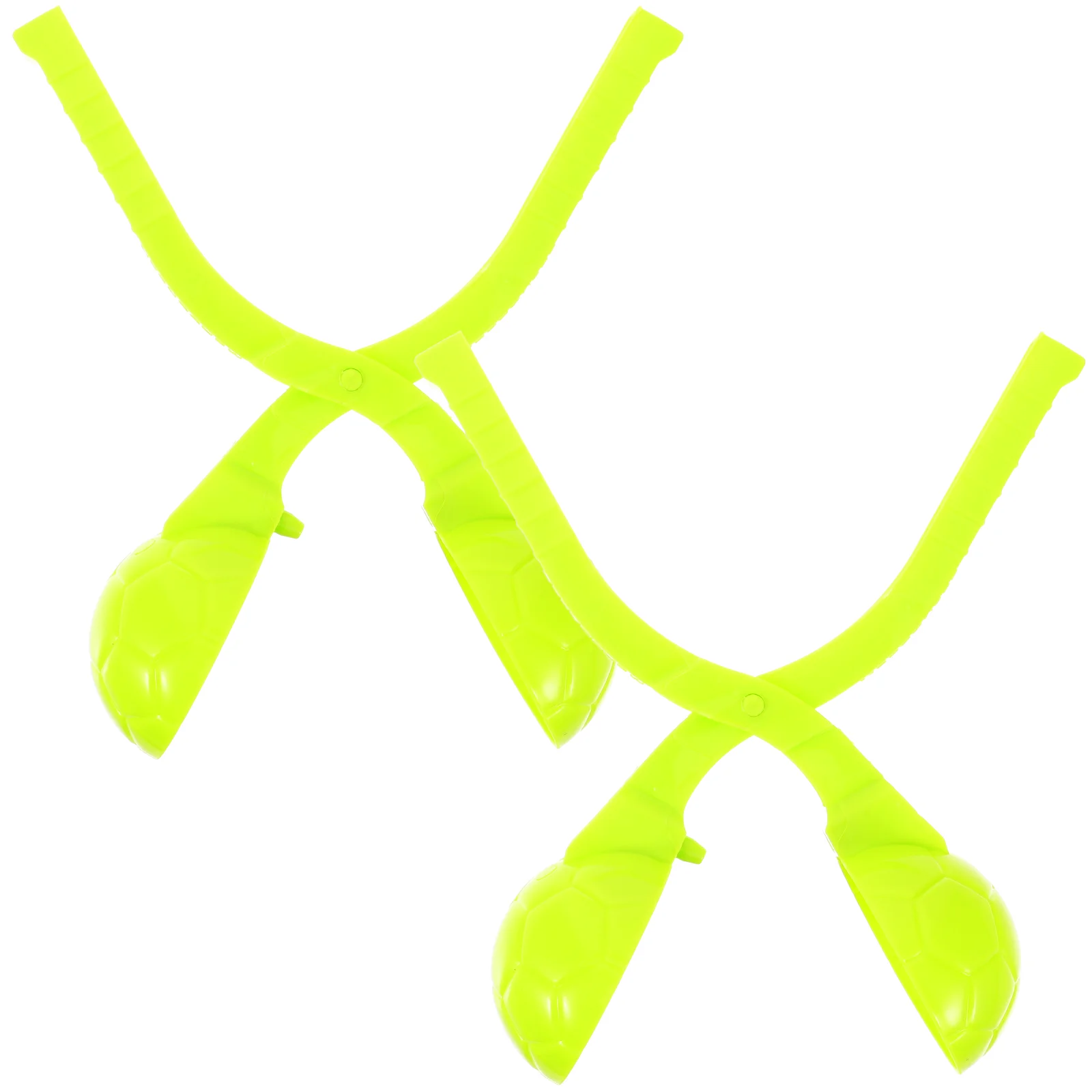 2 Pcs Children's Snowball Clip Fake Globe Cone Machine Toys Kids Supply Portable Outdoor