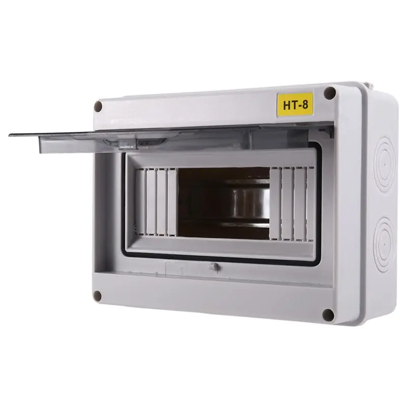 

Распределительный короб AEB0-IP65 для автоматических выключателей, защитный корпус из АБС-пластика для монтажа на DIN-рейку, для автоматических выключателей HT-8 на 8 цепей