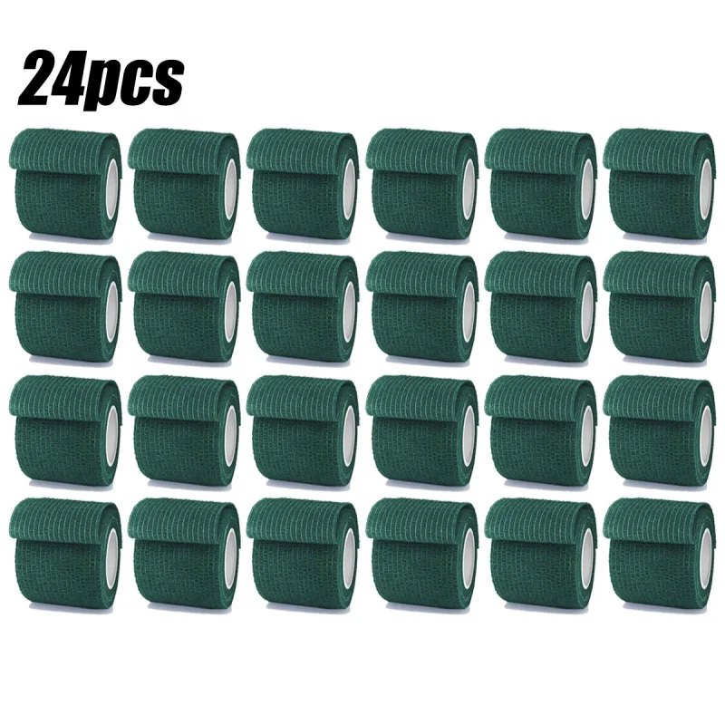1/6/10/15/24pcs 2.5/5/7.5/10/15cm Non Woven Elastic Self Adhesive Bandage Cohesive Bandage For Sports Fixing Finger Wrist Leg