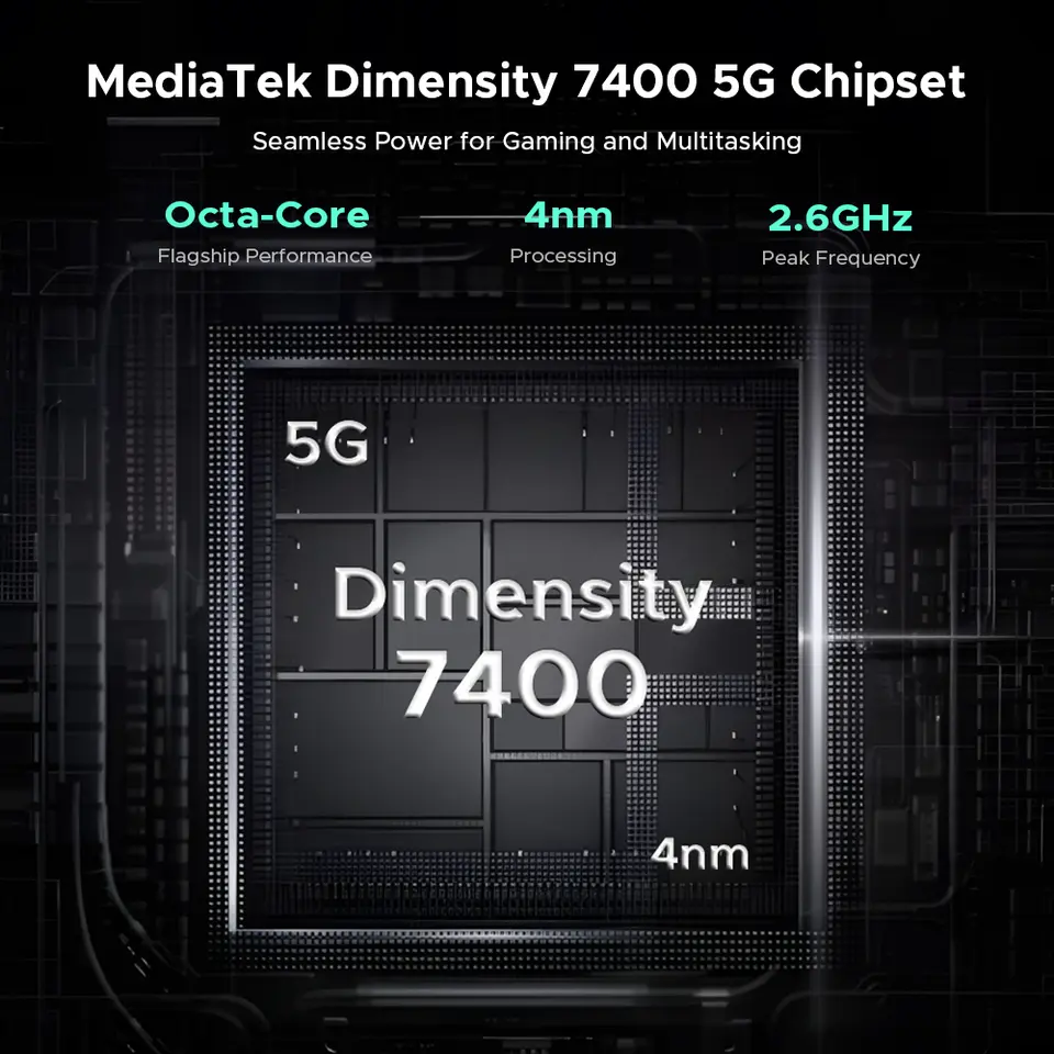 هاتف دوغي S200 ألترا 5G المتين 48 جيجابايت + 1 تيرابايت معالج دايمنسي 7400 بطارية 11000 مللي أمبير شحن 66 واط شاشة 6.72 بوصة FHD+120Hz إضاءة تنفس NFC - 3