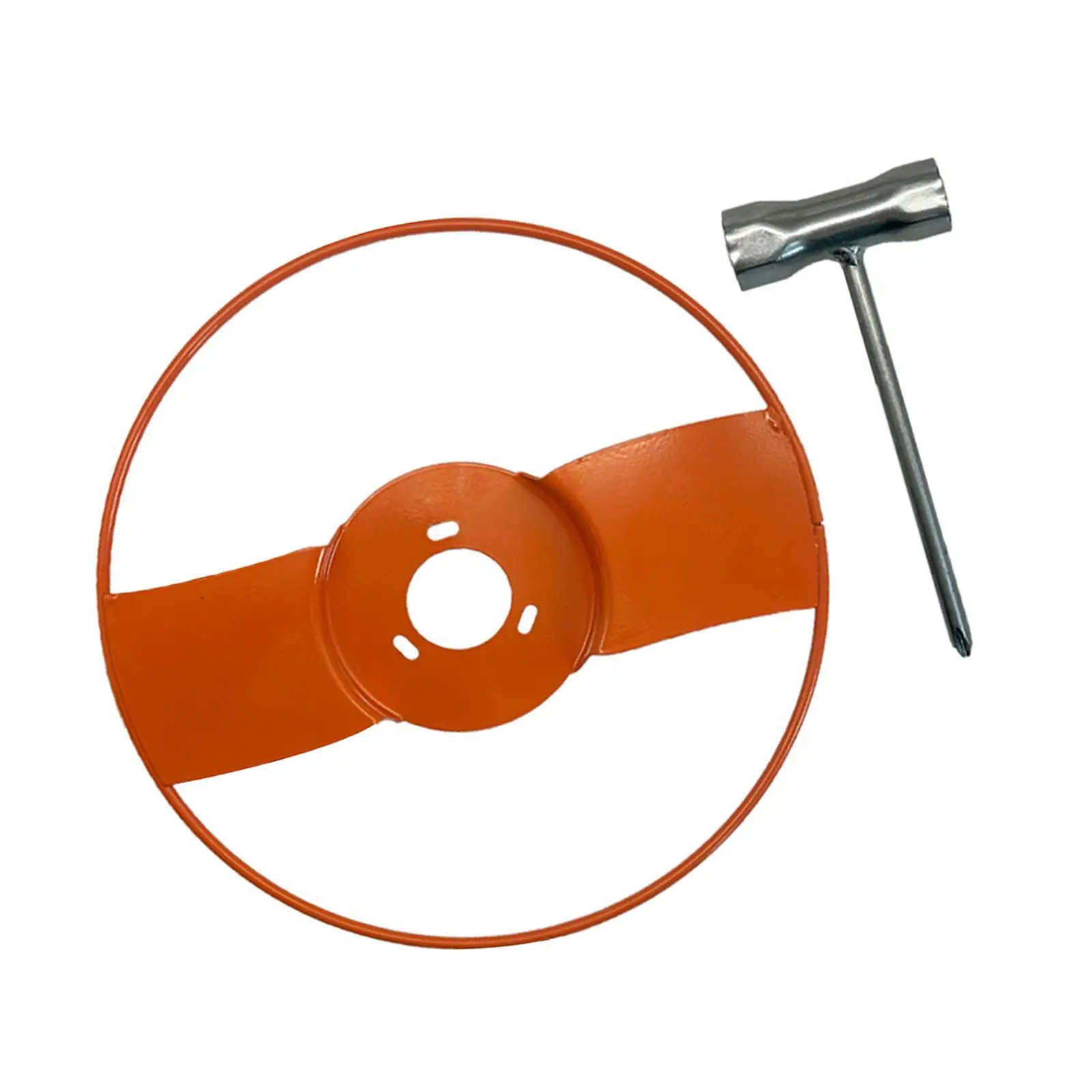 Multifunctional Metal Seedling Protector Plate Replacement for Ground Cutter Lawn Edge Cutter with Easy Install