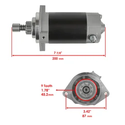 4-Stroke Starter para Tohatsu, 9.9 para fora, 15, 18, 20, 25, 30, 2000, 2001, 2002-2013, 31100-94400, 31100-94401