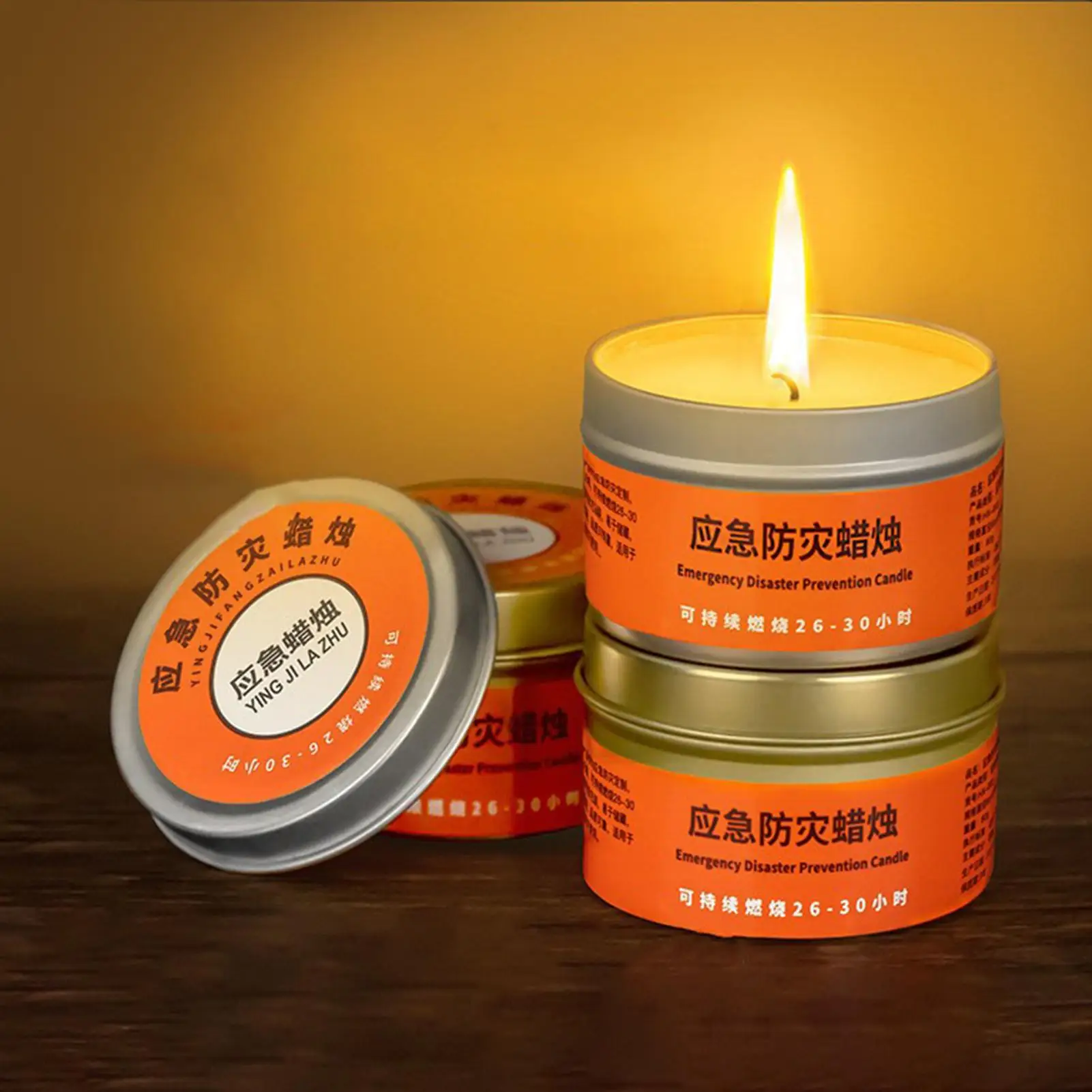 Survival Candle For Camping 10 Pieces Windproof Clean Long Burning Survival Candles For Adventure Backpacking Hiking Power