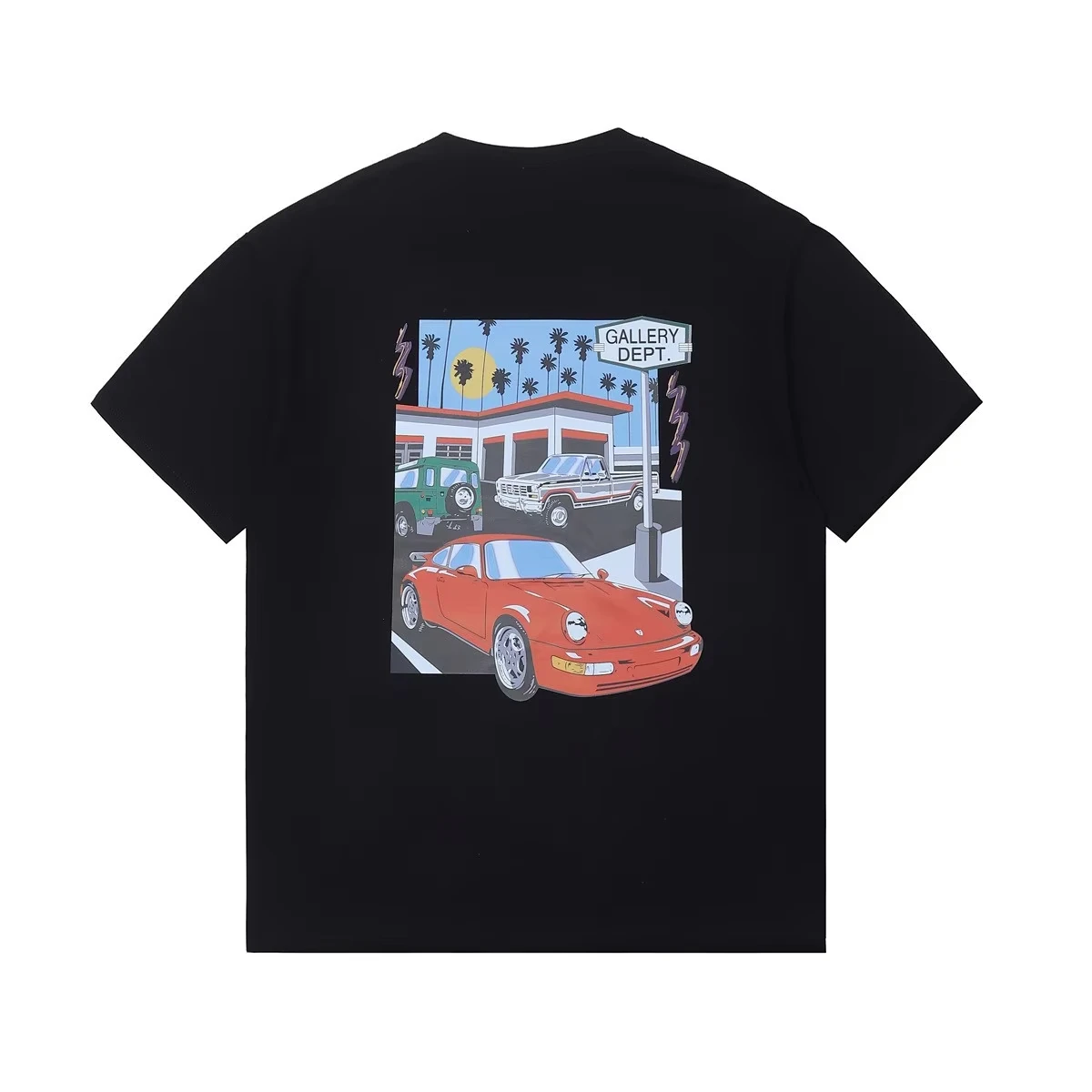 2026 New Retro Gallery Short Sleeve Collection - Correct Version - Letter Print - Popular in the US for Casual Wear