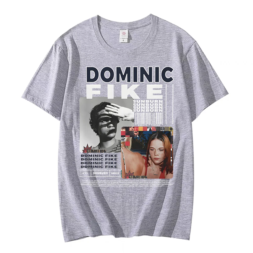 Dominic Fike Sunburn Unisex Softstyle T-Shirts Print Summer Men/Women Streetwear Tshirts Shirt Short Sleeve Tees New Trend Tops